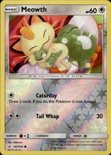 Meowth 147/214 Common Unbroken Bonds Pokemon Reverse Holo Near Mint on eBay