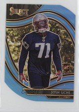 2020 Panini Select Field Level Light Blue Prizm Die-Cut Josh Uche #395 18vn