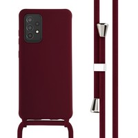 Imoshion SilikonhüLle Mit Band Samsung Galaxy A52(S) (5G/4G) - Dunkelrot