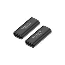 Accessonico USB C Female Coupler, 2Pack USB 3.1 Type Connecting 2 USB-C Cables