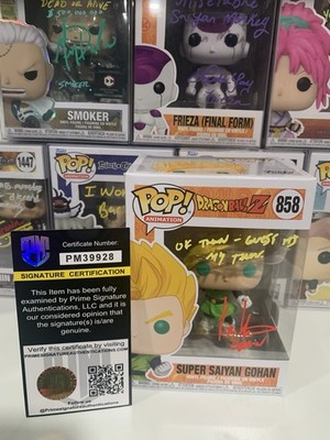 Funko Pop! Vinyl: Dragon Ball - Super Saiyan Gohan Signed By Kyle Herbert