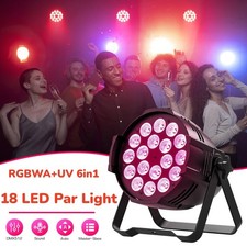 270W 18LED RGBWA UV Par Light DMX DJ Stage Wash Lighting Strobe Disco Party Show
