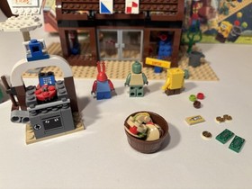 LEGO Spongebob KRUSTY KRAB 3825 - 100% Complete w/ Box & Manual