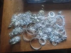 Vtg Lot Costume Jewelry - Necklaces Bracelets Watches Earrings Gold Silver Tone