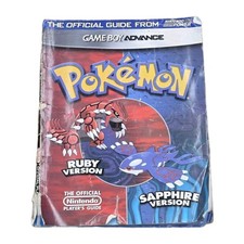 Pok mon Ruby  Sapphire - Official Strategy Guide - Nintendo Power GBA 2003 
