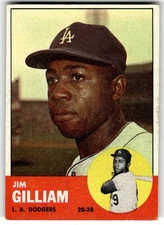 1963 Topps - Jim Gilliam #80