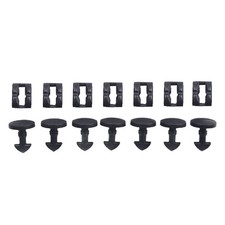 Complete Kit 14pc Fitting & Docking Clips for Discovery 3 Front Tow Eye Cover