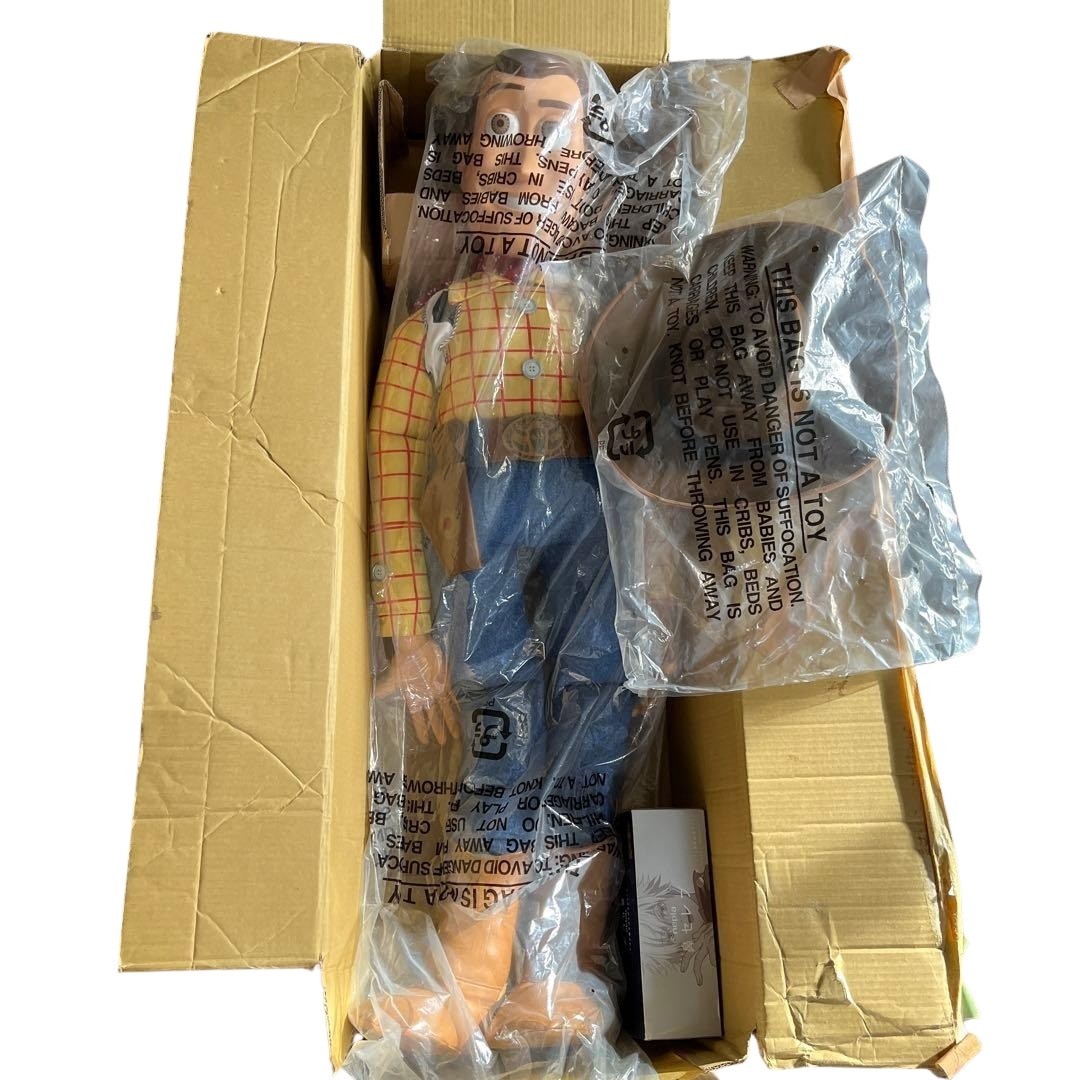 Unused Life-Size 49" Toy Story 2 Woody Thinkway Giant Figure Jumbo Disney Auth