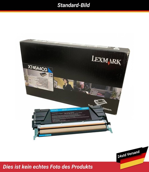 X746A4CG Lexmark X746 Tonerkartusche Cyan-image