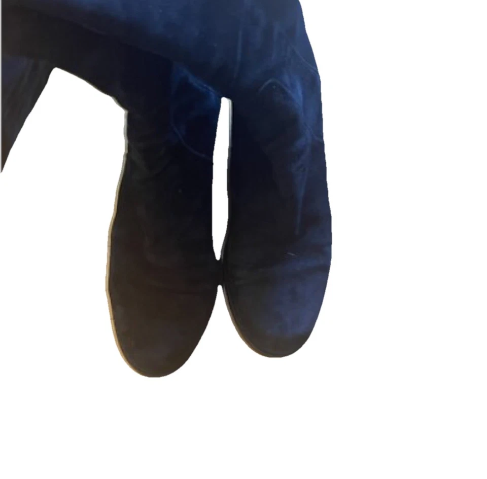 Botas Belk negras de gamuza hasta la rodilla con cremallera talla 7,5 Foto 4 de 4