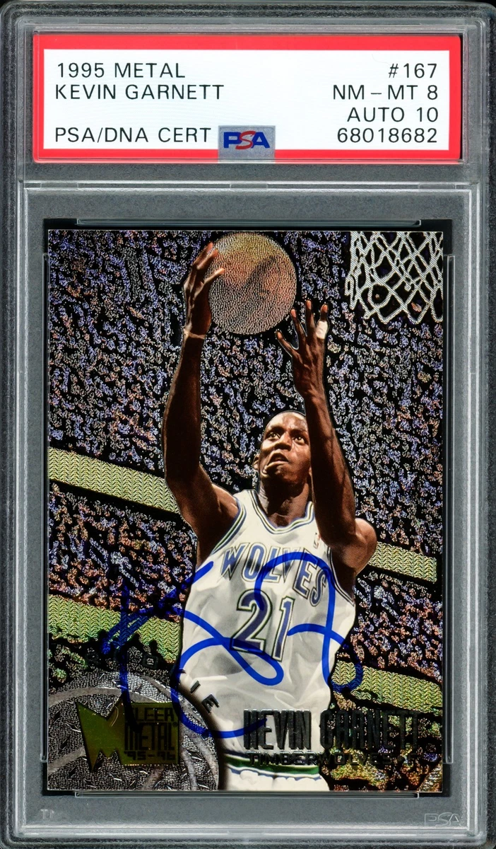 Kevin Garnett Basketball Original Autographed Sports Trading Cards