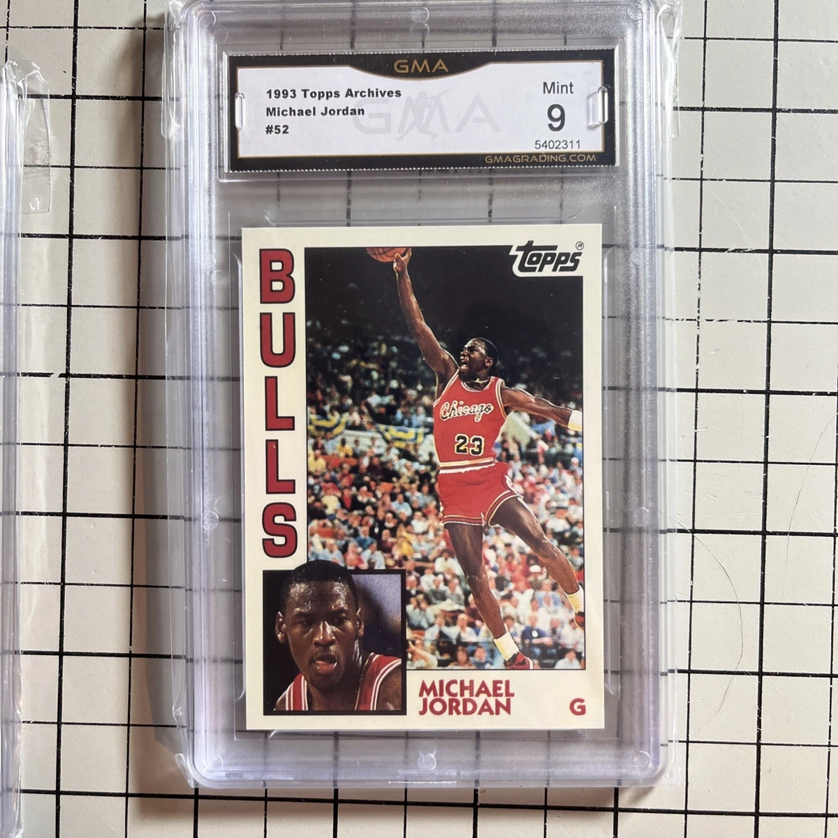 Michael Jordan Basketball Grade 9 1992-93 Season Sports Trading