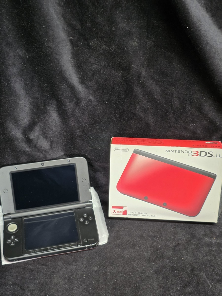 Nintendo 3DS XL Portable Gaming Console - Red and Black for sale