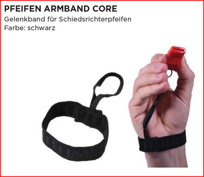 Cawila Gelenkband für Schiedsrichterpfeife 1000615394 Schiri Halter Pfeifenband