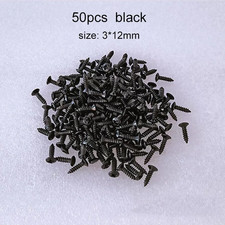 50/100Pcs Electric Guitar Pickguard Screws Silver Gold Black for Guitar Bass Met