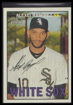 2016 Topps Heritage #86 Alexei Ramirez Chicago White Sox