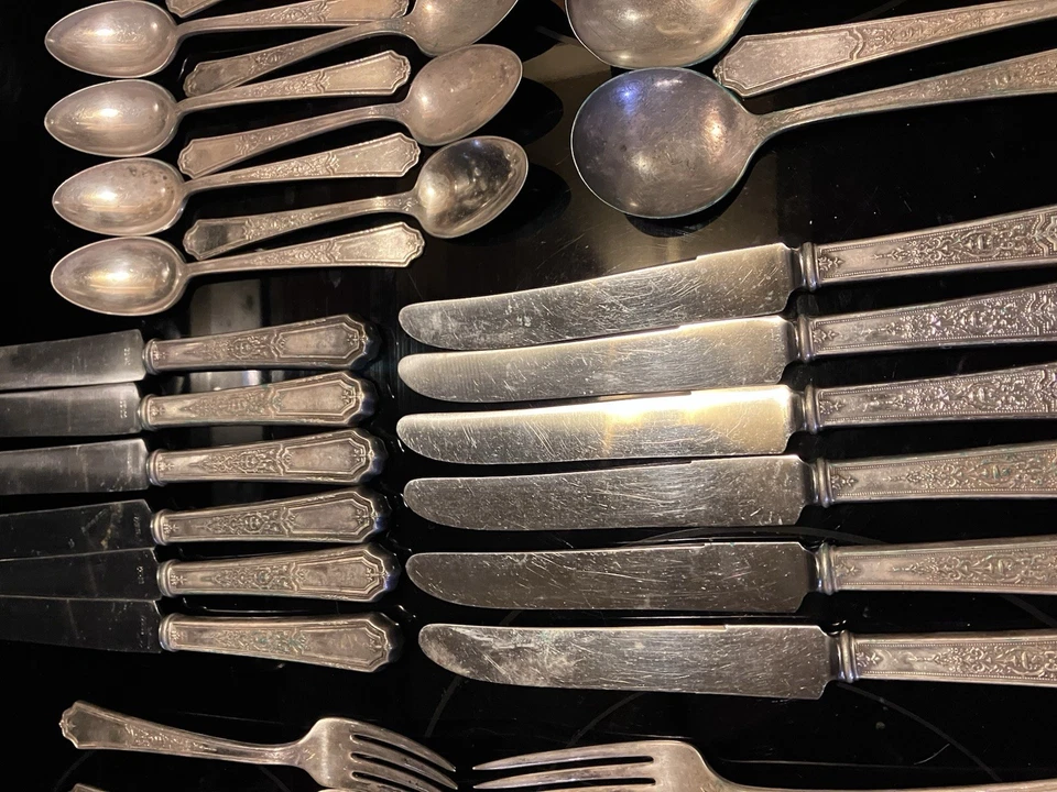 1847 Roger’s  Bros Ancestral  Silver Plate  Silverware Lot - Image 2 of 4