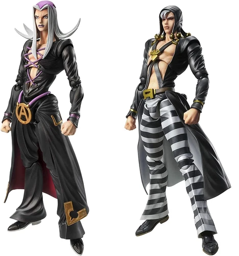 F51 JoJo's Bizarre Adventure Super Action Statue Figure Nero & Leone Japan NEW