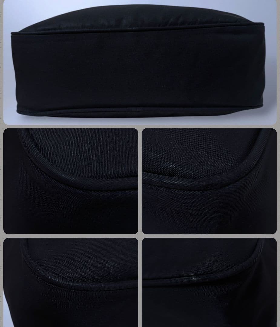 PRADA Nylon Camera Shoulder Bag Black Triangle Logo Crossbody USED from JP #SG thumbnail 7