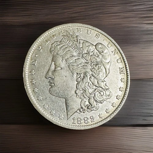 1882 O Morgan Dollar AU About Uncirculated 90% Silver $1 US Coin # MSD 1882-O AU