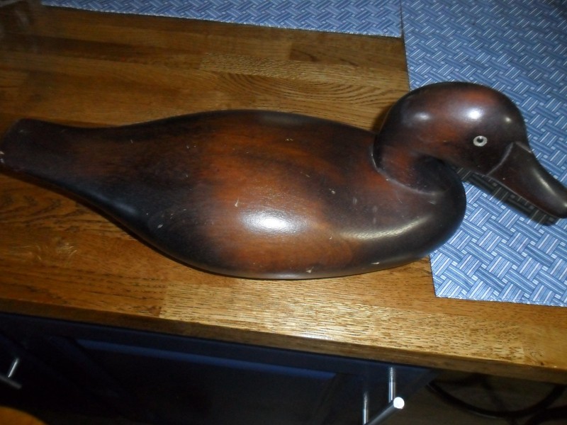 Vintage large Wooden Duck Decoy