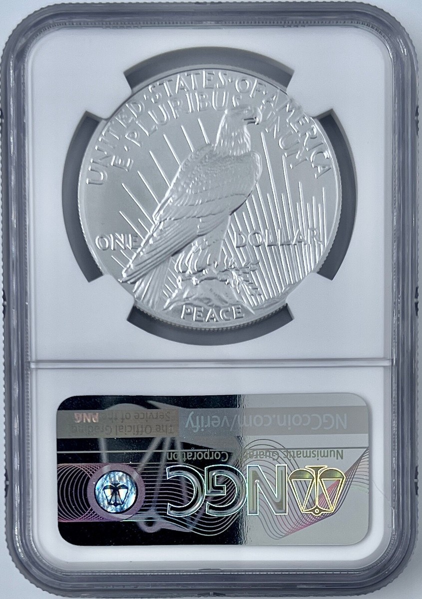 2023 Peace Silver Dollar $1 NGC MS 70 OGP Uncirculated 999