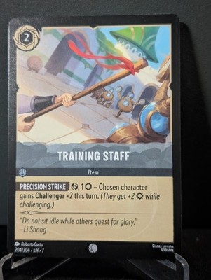 Training Staff - Archazia's Island - 204/204 - Lorcana - Common Non Foil