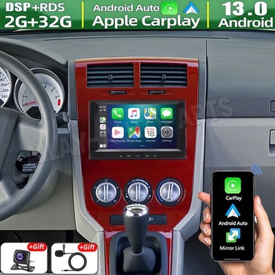8'' CarPlay For Dodge Caliber 2006-2010 Android 13 Car Stereo Radio GPS Sat Navi