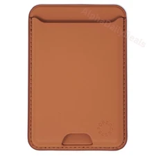 Genuine PopSockets PopWallet iPhone Card Holder Wallet MagSafe Brown Leather