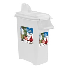 Large Bird Seed Storage Container with Dispenser and Pour Spout 16 Qt