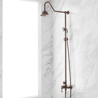 #ad Signature Hardware 936278 Alliston Pressure Balanced Exposed Pipe Shower System $216.00