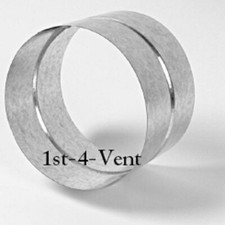 150mm Galv Female Metal Spiral Ducting Fittings Connector/Coupler, Ventilation