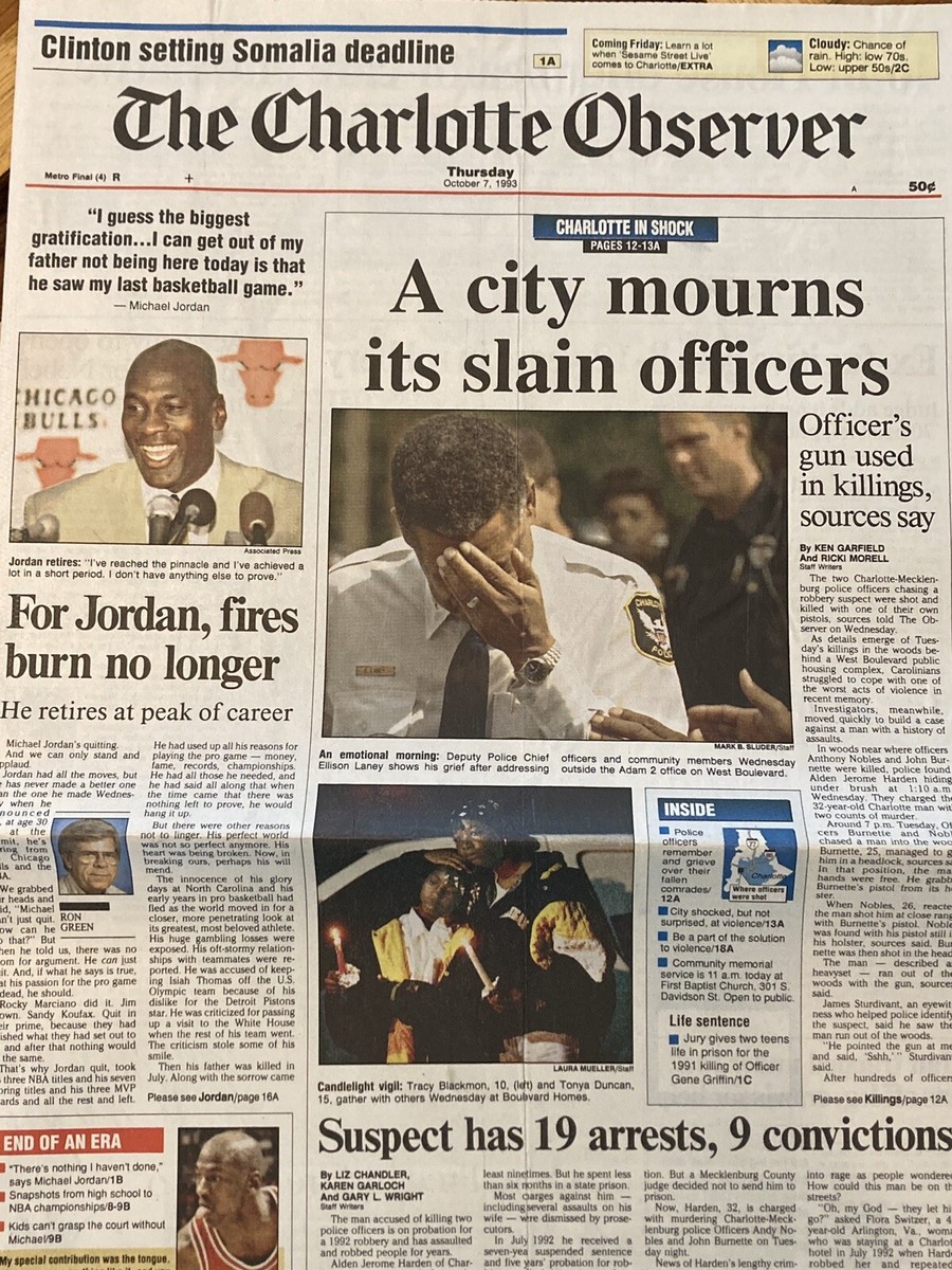 Michael Jordan Retires from NBA Chicago Bulls Basketball News