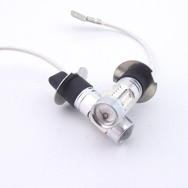 2pcs Bright Green High Power H3 LED Bulbs for Car Truck Driving Fog Lights Lamps Foto 3 de 4