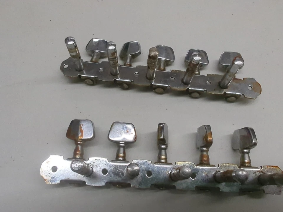 DE COLECCIÓN AFINADORES DE GUITARRA L/R / CINCO TECLAS DE MÁQUINA AFINADORA EN LÍNEA / 10 cuerdas  Foto 3 de 4