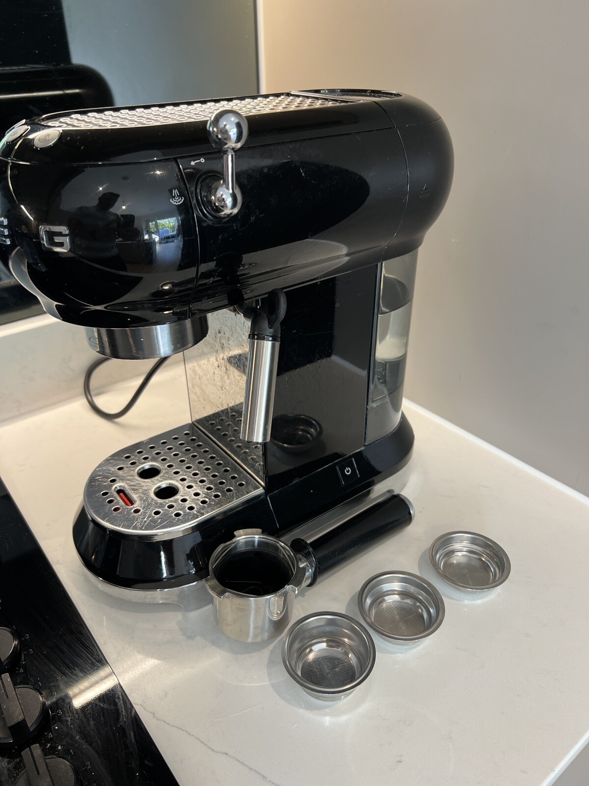 Smeg ECF01 Espresso Machine Black eBay