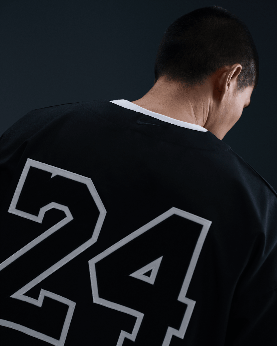 Nike Kobe Details Men's Baseball Jersey Black IB0008-010 Nike Kobe Details Men's Baseball Jersey Black IB0008-010
