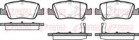 Remsa BremsbeläGe Bremsbelegsatz Hinten FüR Toyota Auris Hyundai I30 Coupe