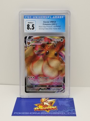 Eevee VMAX graded CGC 8.5 for sale on eBay