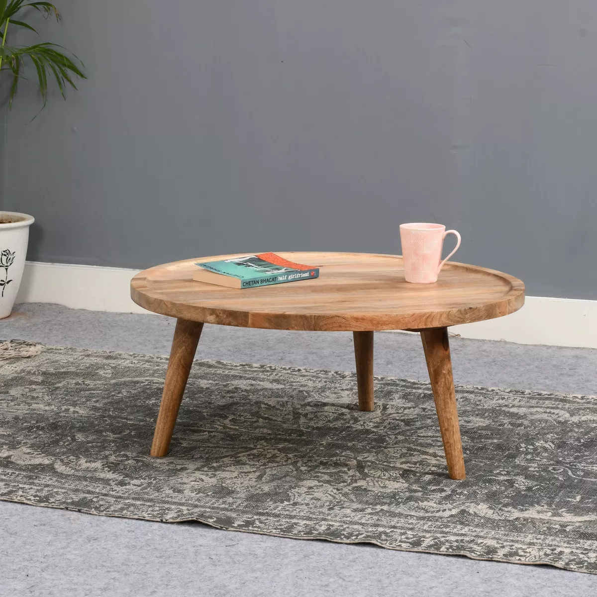 Light wood modern coffee on sale table