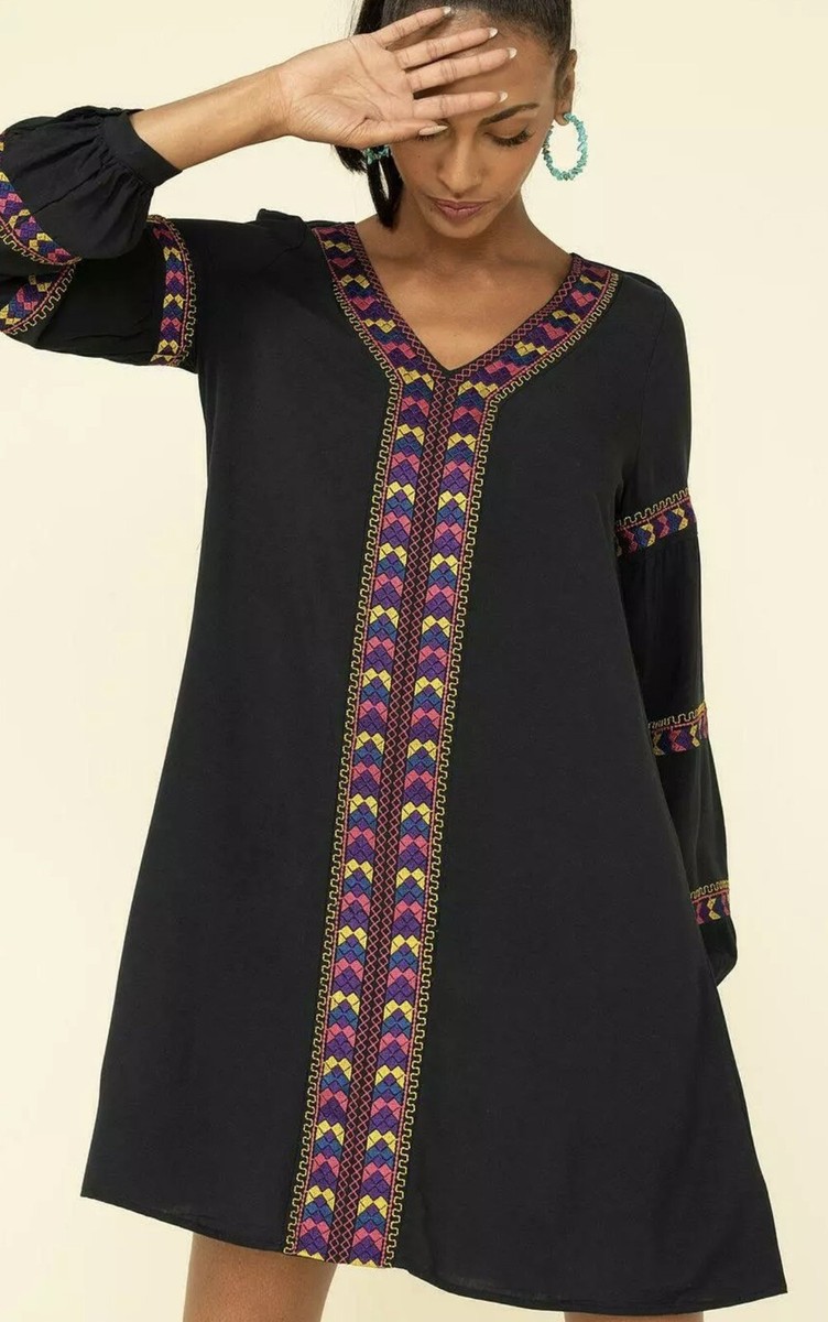 Wrangler Women's Embroidered Dress Size Small Western Rodeo