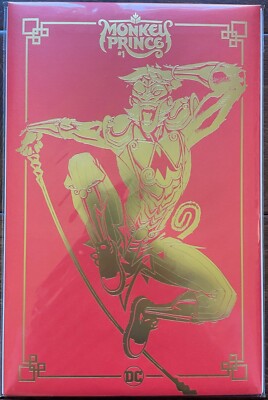 MONKEY PRINCE #1 GOLD FOIL RED ENVELOPE Bernard Chang - NM Unread DC Comics 2022