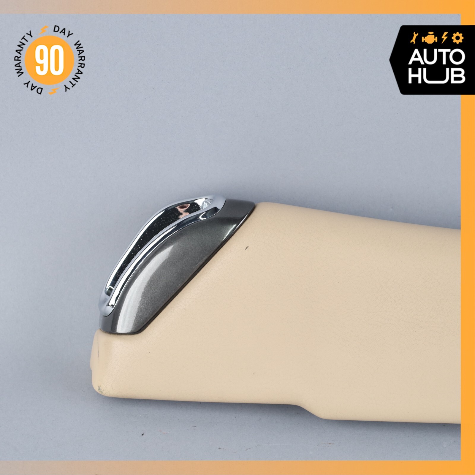 10-15 Maserati GranTurismo M145 Convertible Left Seat Belt Cover Trim Beige OEM