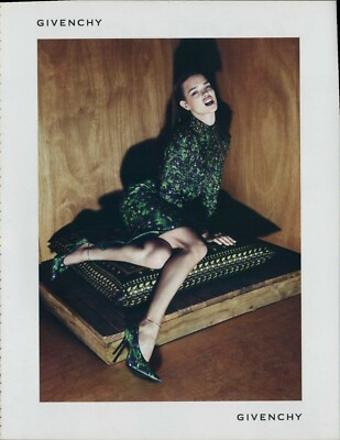 GIVENCHY Footwear Magazine Print Ad Advert long legs high heels shoes 2011