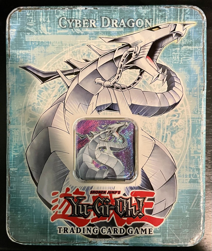 Yugioh Vintage Cyber Dragon 2006 Tin Lot 1 Foil Card 3 Vintage Open Packs Konami