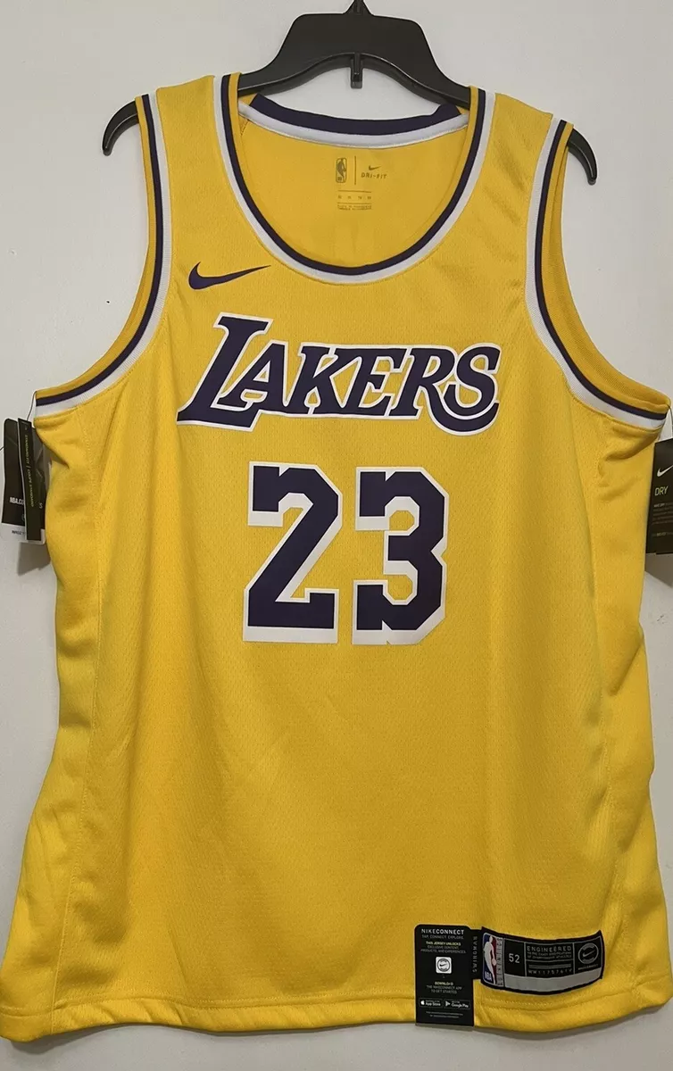 LeBron James Los Angeles Lakers Nike Authentic Player Jersey - Icon Edition  - Gold