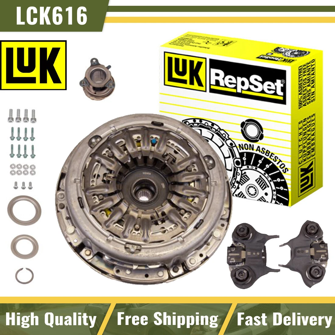 LuK 07233 Clutch Kit Auto Dual Clutch Transmission For 2012-17 