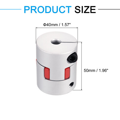 Uxcell 3mm To 4mm Bore Rigid Coupling, 20mm Length 9mm