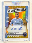 2024 Topps Chrome MLS MAXI MORALEZ Memory Makers Gold Refractor AUTO #/50