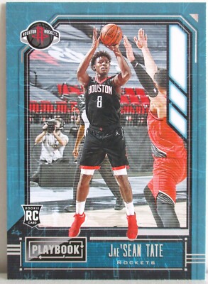 Jae'Sean Tate 2020-21 Panini Chronicles Playbook RC Rookie #187 Houston Rockets